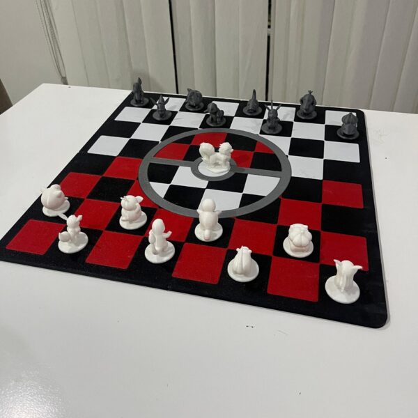 Ajedrez temático de pokemon