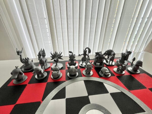 Ajedrez temático de pokemon