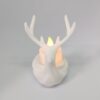 venado decorativo con vela artificial