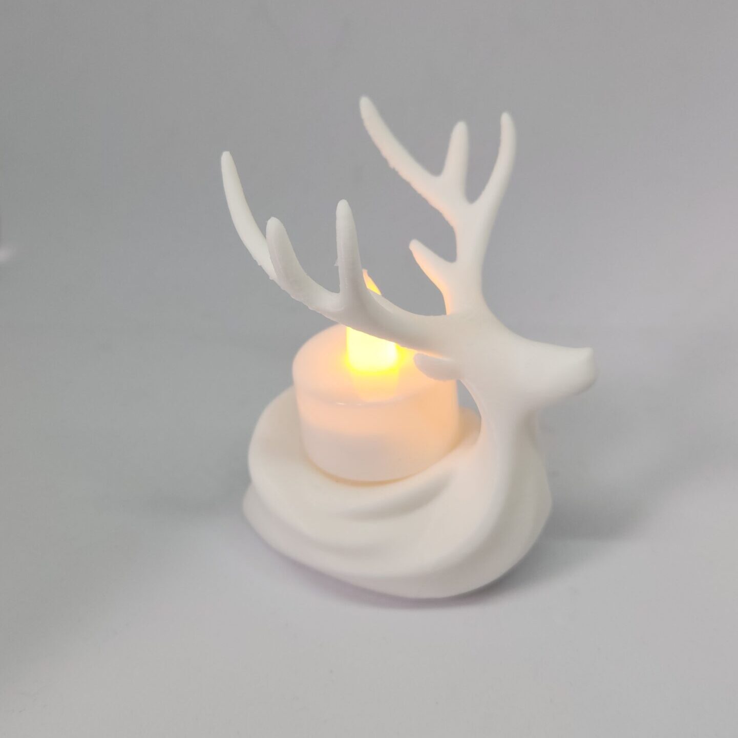 venado decorativo con vela artificial venado decorativo con vela artificial