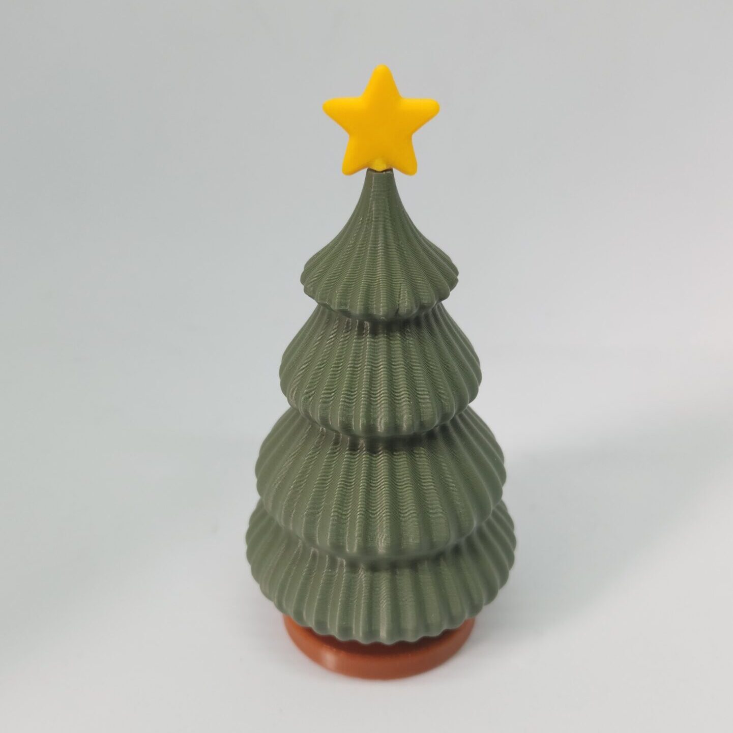 arbolito de navidad 3D decorativo multicolor