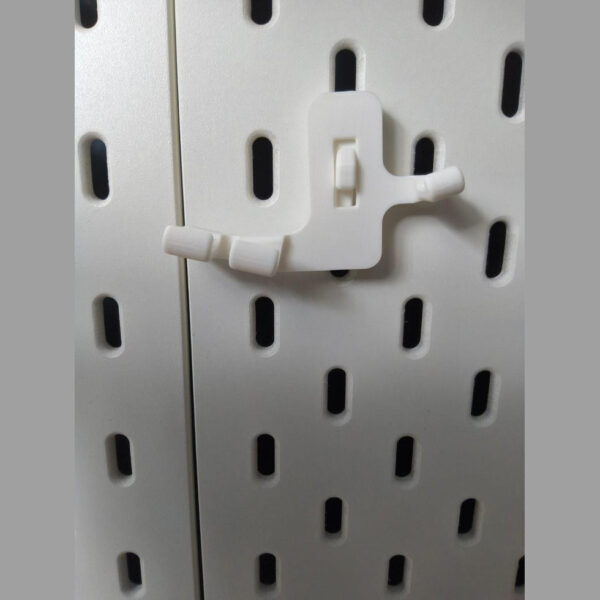 Gancho soporte impreso en 3D para Skadis IKEA