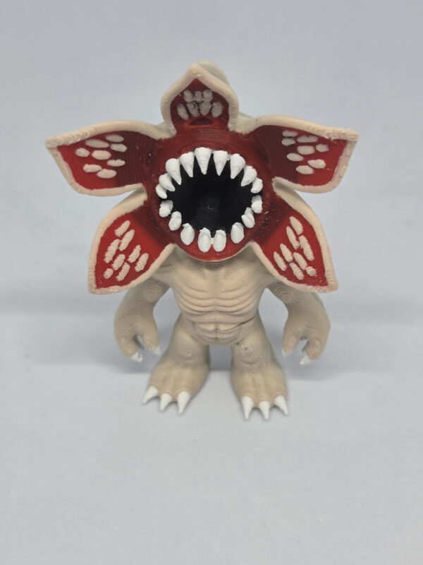 Demogorgon Stranger Things figura 3D vista frontal