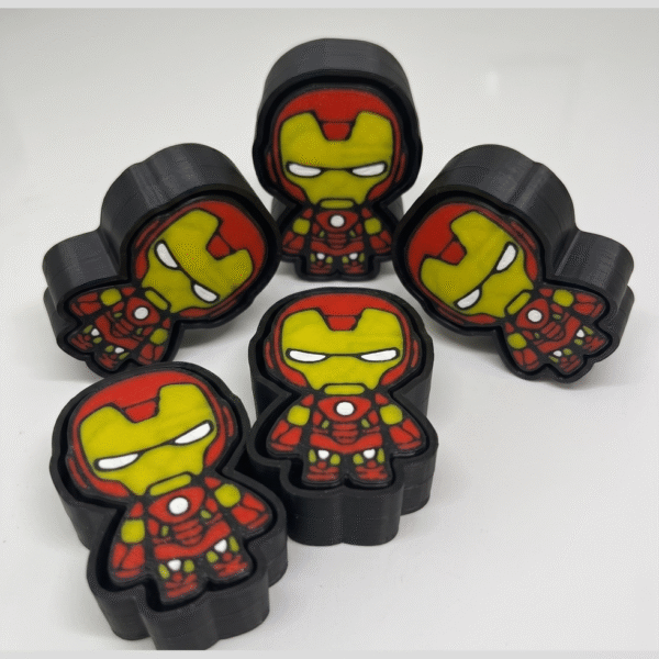Clicker Iron Man antiestres fidget impreso en 3D - ModelIQ 3D Clicker Iron Man antiestres fidget impreso en 3D - ModelIQ 3D