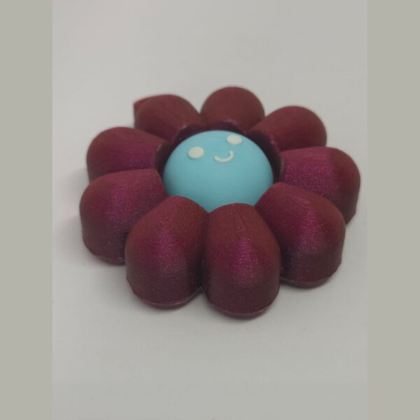 Llavero Clicker Flor Antiestres Fidget Impreso 3d Llavero Clicker Flor Antiestres Fidget Impreso 3d