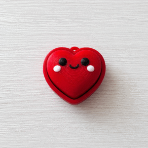 Clicker Corazon Antiestres Fidget Llavero Impreso 3d Clicker Corazon Antiestres Fidget Llavero Impreso 3d