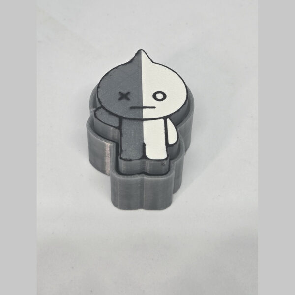 Clicker Van BT21 Army antiestres fidget impreso en 3D - ModelIQ 3D