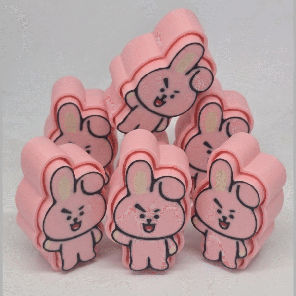 Clicker Cooky BT21 antiestres fidget impreso en 3D - ModelIQ 3D Clicker Cooky BT21 antiestres fidget impreso en 3D - ModelIQ 3D