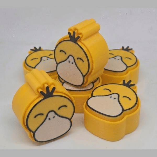 Clicker Psyduck antiestres fidget impreso en 3D - ModelIQ 3D Clicker Psyduck antiestres fidget impreso en 3D - ModelIQ 3D
