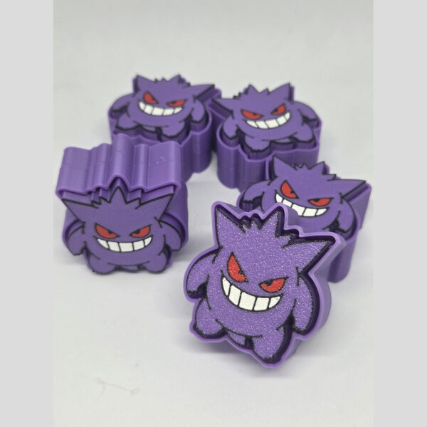 Clicker Antiestres Gengar Fidget Juguete Pokemon Impreso 3d