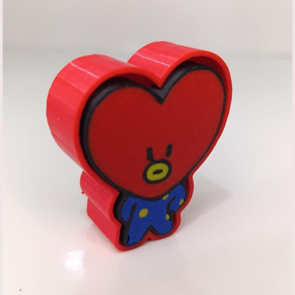 Clicker Tata BT21 antiestres fidget impreso en 3D - ModelIQ 3D Clicker Tata BT21 antiestres fidget impreso en 3D - ModelIQ 3D