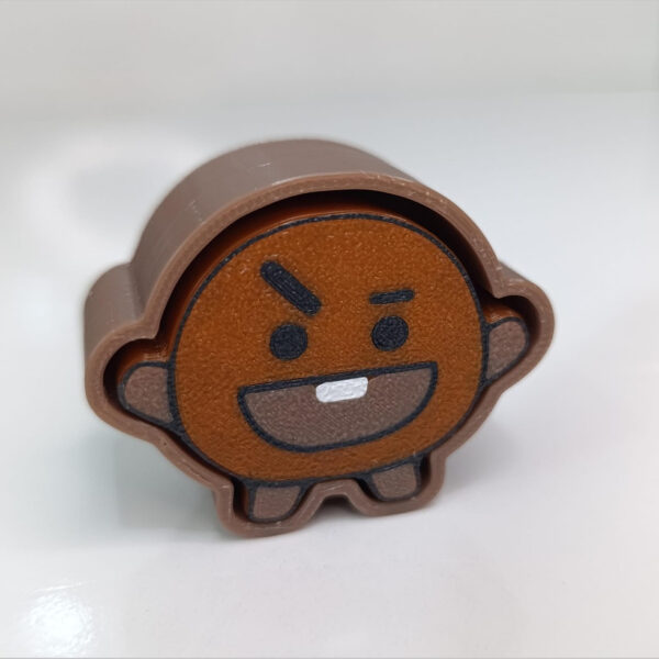 Clicker Shooky BT21 antiestres fidget impreso en 3D - ModelIQ 3D Clicker Shooky BT21 antiestres fidget impreso en 3D - ModelIQ 3D