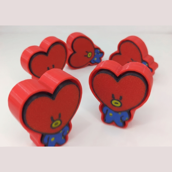Clicker Tata BT21 antiestres fidget impreso en 3D - ModelIQ 3D Clicker Tata BT21 antiestres fidget impreso en 3D - ModelIQ 3D