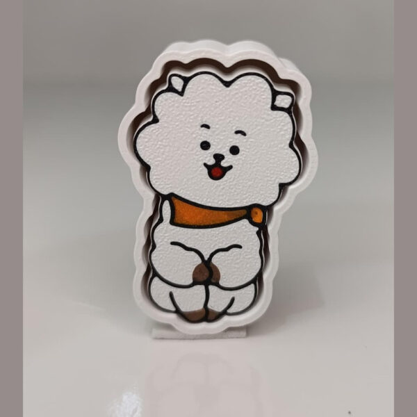 Clicker RJ BT21 antiestres fidget llavero impreso en 3D - ModelIQ 3D Clicker RJ BT21 antiestres fidget llavero impreso en 3D - ModelIQ 3D