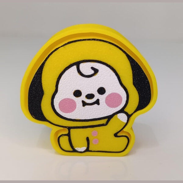 Clicker Chimmy BT21 antiestres fidget impreso en 3D - ModelIQ 3D