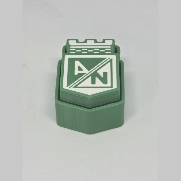 Clicker Atletico Nacional Antiestres Fidget Impreso 3d