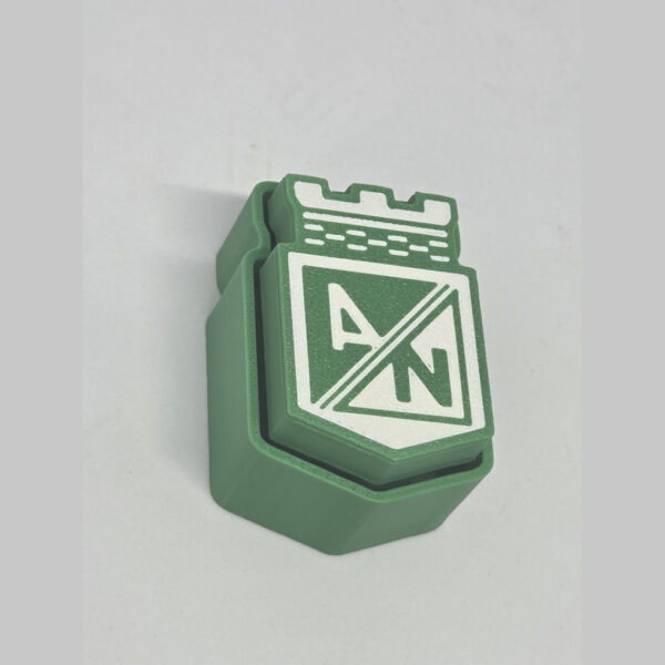 Clicker Atletico Nacional Antiestres Fidget Impreso 3d