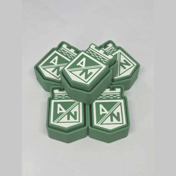 Clicker Atletico Nacional Antiestres Fidget Impreso 3d