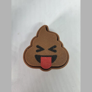Clicker Emoji Caca Popo Antiestres Fidget Impreso 3d