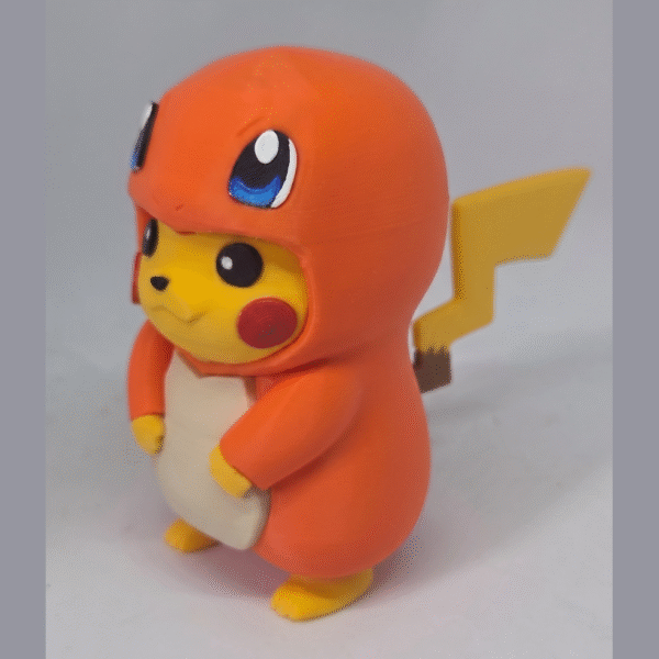 Pikachu Disfraz Charmander Figura Pokemon Decoracion 3d