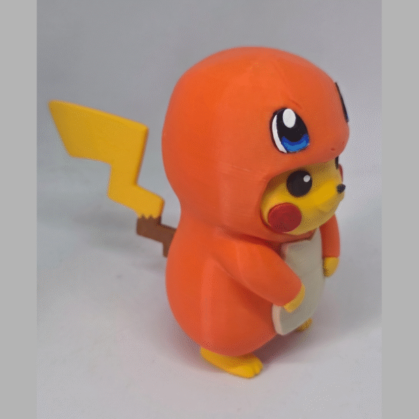 Pikachu Disfraz Charmander Figura Pokemon Decoracion 3d