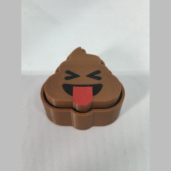 Clicker Emoji Caca Popo Antiestres Fidget Impreso 3d