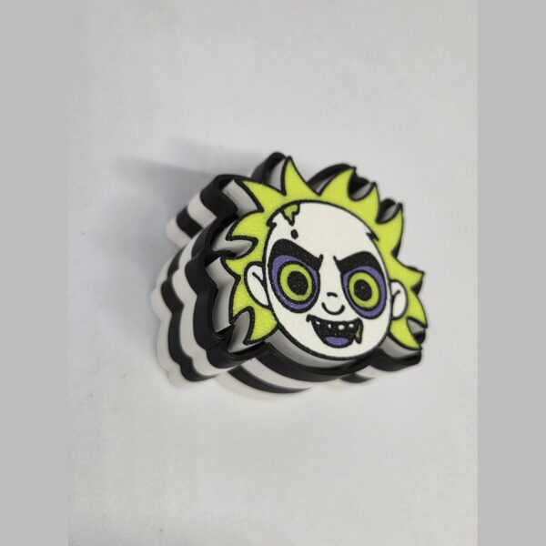 Clicker Beetlejuice de Halloween antiestres fidget impreso en 3D - ModelIQ 3D Clicker Beetlejuice de Halloween antiestres fidget impreso en 3D - ModelIQ 3D