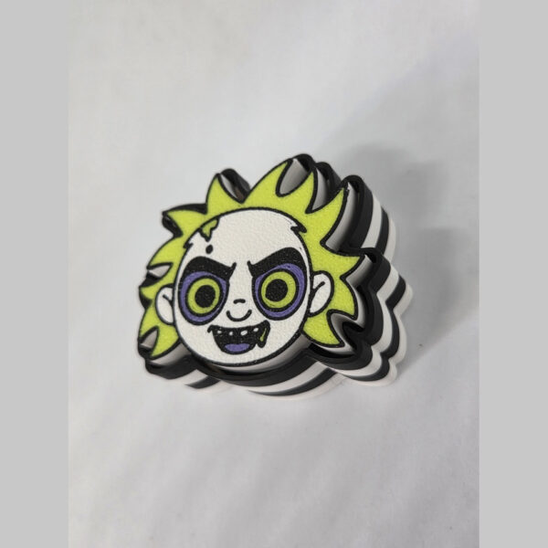 Clicker Beetlejuice de Halloween antiestres fidget impreso en 3D - ModelIQ 3D Clicker Beetlejuice de Halloween antiestres fidget impreso en 3D - ModelIQ 3D