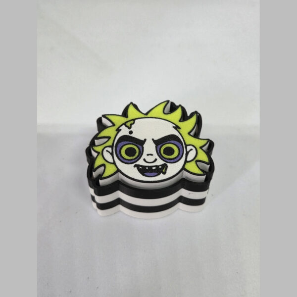Clicker Beetlejuice de Halloween antiestres fidget impreso en 3D - ModelIQ 3D Clicker Beetlejuice de Halloween antiestres fidget impreso en 3D - ModelIQ 3D