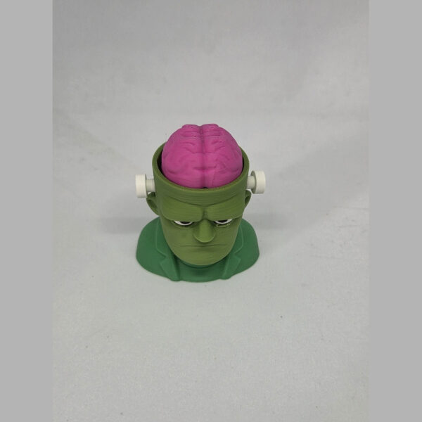 Clicker Frankenstein con cerebro de Halloween antiestres fidget impreso en 3D - ModelIQ 3D Clicker Frankenstein con cerebro de Halloween antiestres fidget impreso en 3D - ModelIQ 3D