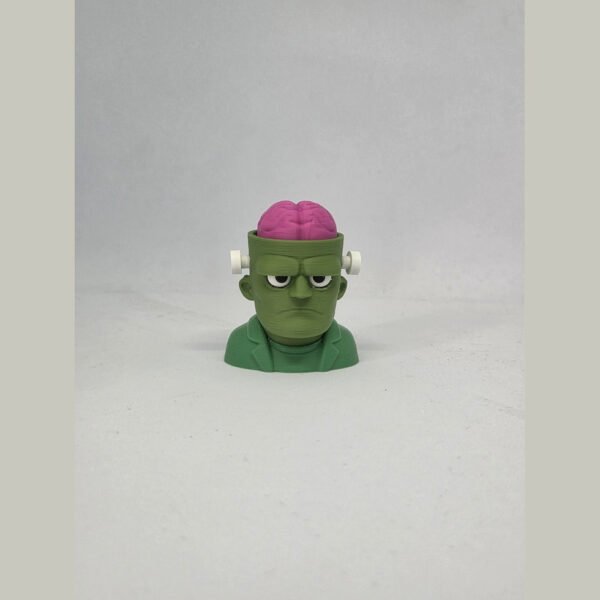 Clicker Frankenstein con cerebro de Halloween antiestres fidget impreso en 3D - ModelIQ 3D Clicker Frankenstein con cerebro de Halloween antiestres fidget impreso en 3D - ModelIQ 3D