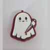 Clicker fantasma asesino de Halloween antiestres fidget llavero impreso en 3D - ModelIQ 3D