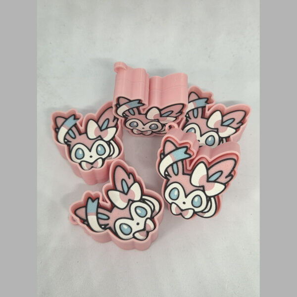 Clicker Sylveon Antiestres Fidget Pokemon Impreso 3d Clicker Sylveon Antiestres Fidget Pokemon Impreso 3d