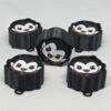 Clicker antiestres de vampiro de Halloween con argolla para llavero impreso en 3D