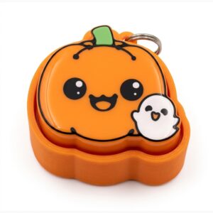 Clicker calabaza fantasma Halloween antiestres impreso en 3D - ModelIQ 3D