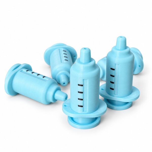 Coleccion de clickers jeringa fidget impresos en 3D